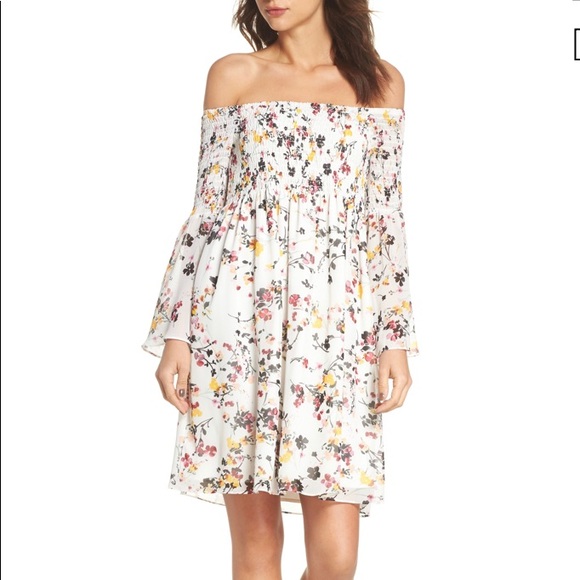 sam edelman off the shoulder dress